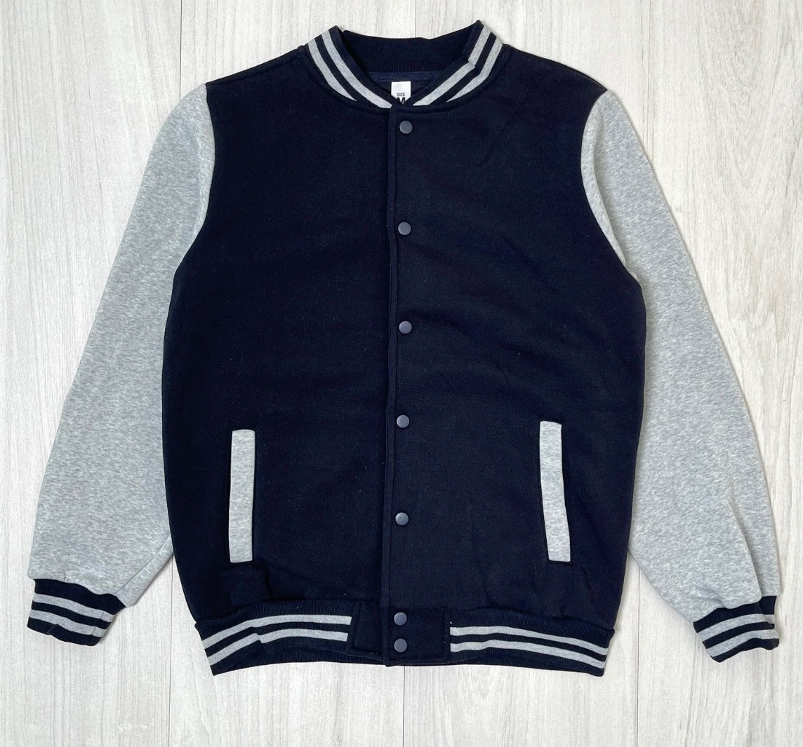 FLEECE VARSITY JACKET