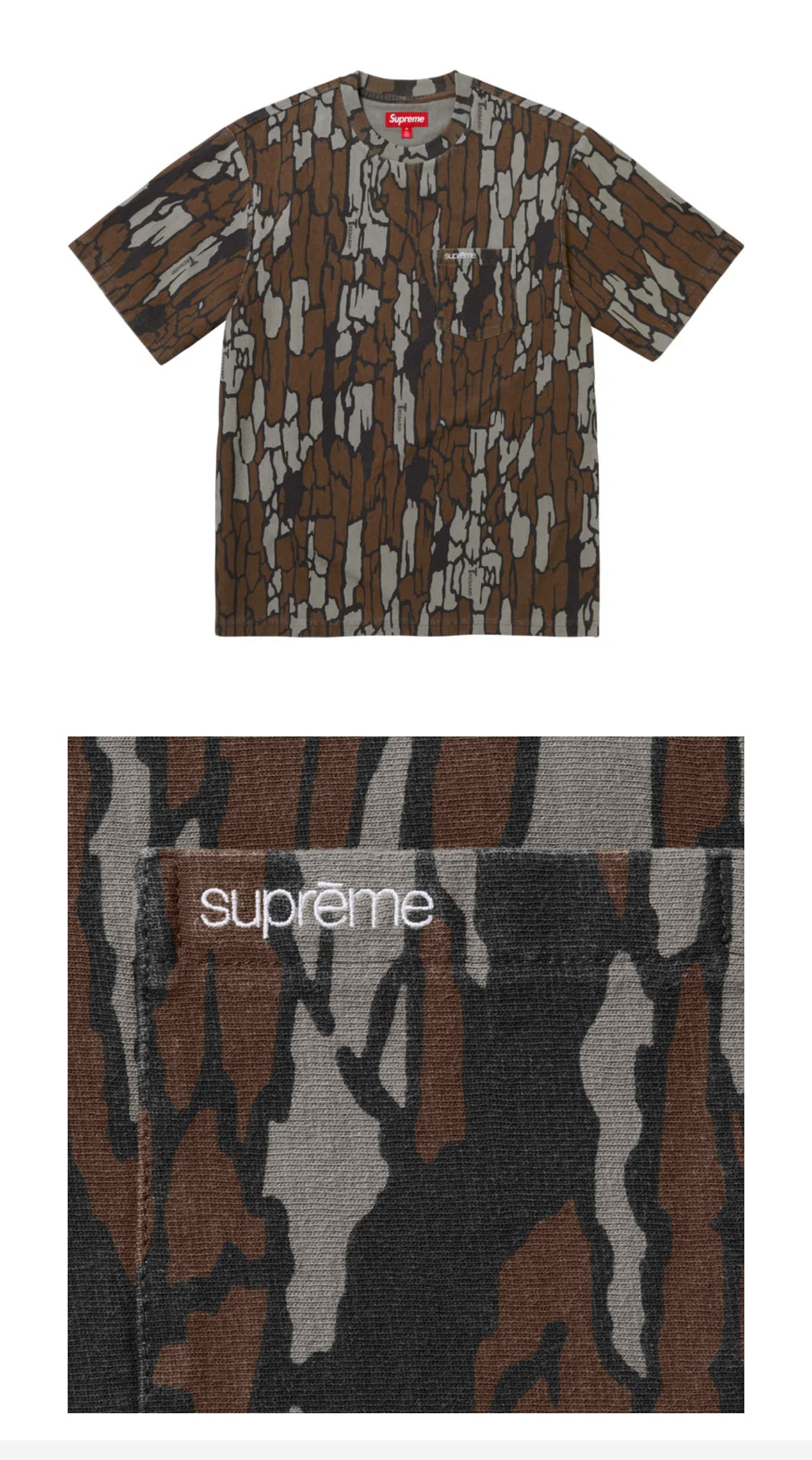 SUPREME POCKET TEE