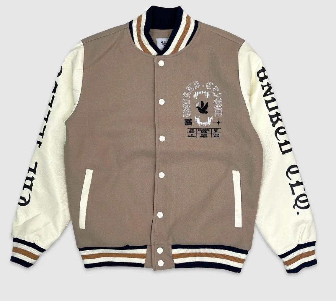 UND CLIQUE VARSITY JACKET