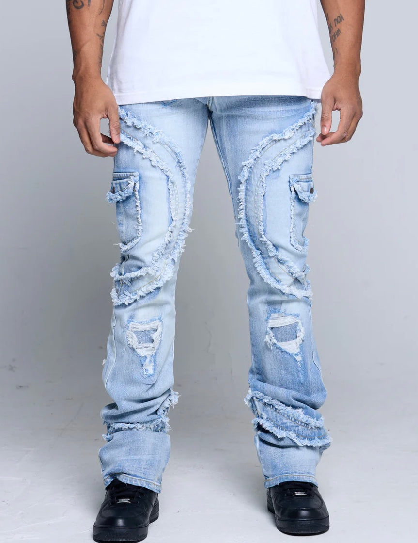 FWRD TWISTED STACK DENIM (3 COLORS)