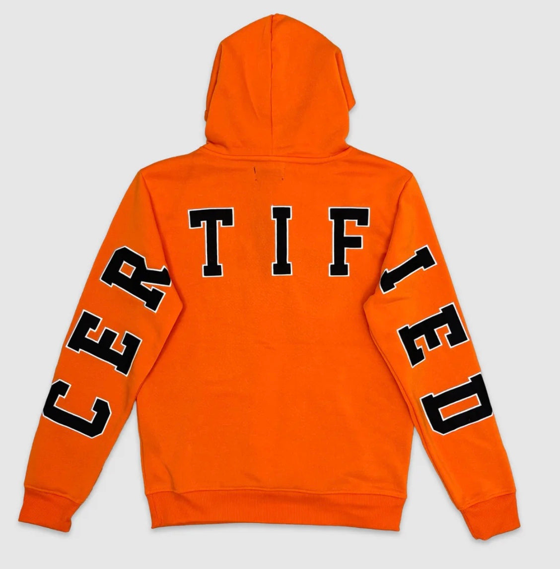 CERTIFIED HUSTLER CHENILLE EMBROIDERY HOODIE