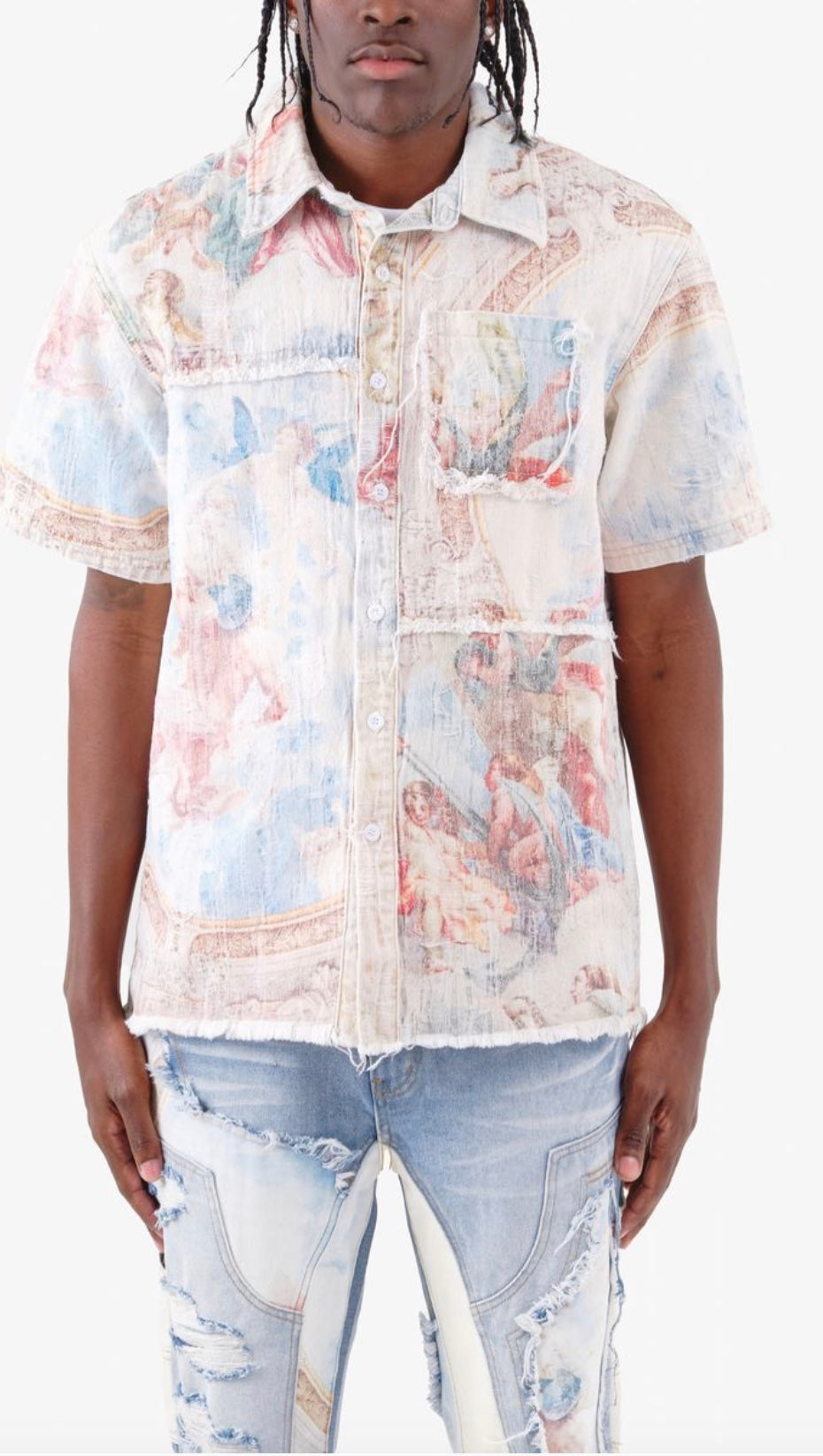 CUT & SEW BUTTON DOWN
