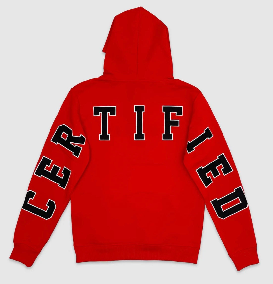 CERTIFIED HUSTLER CHENILLE EMBROIDERY HOODIE