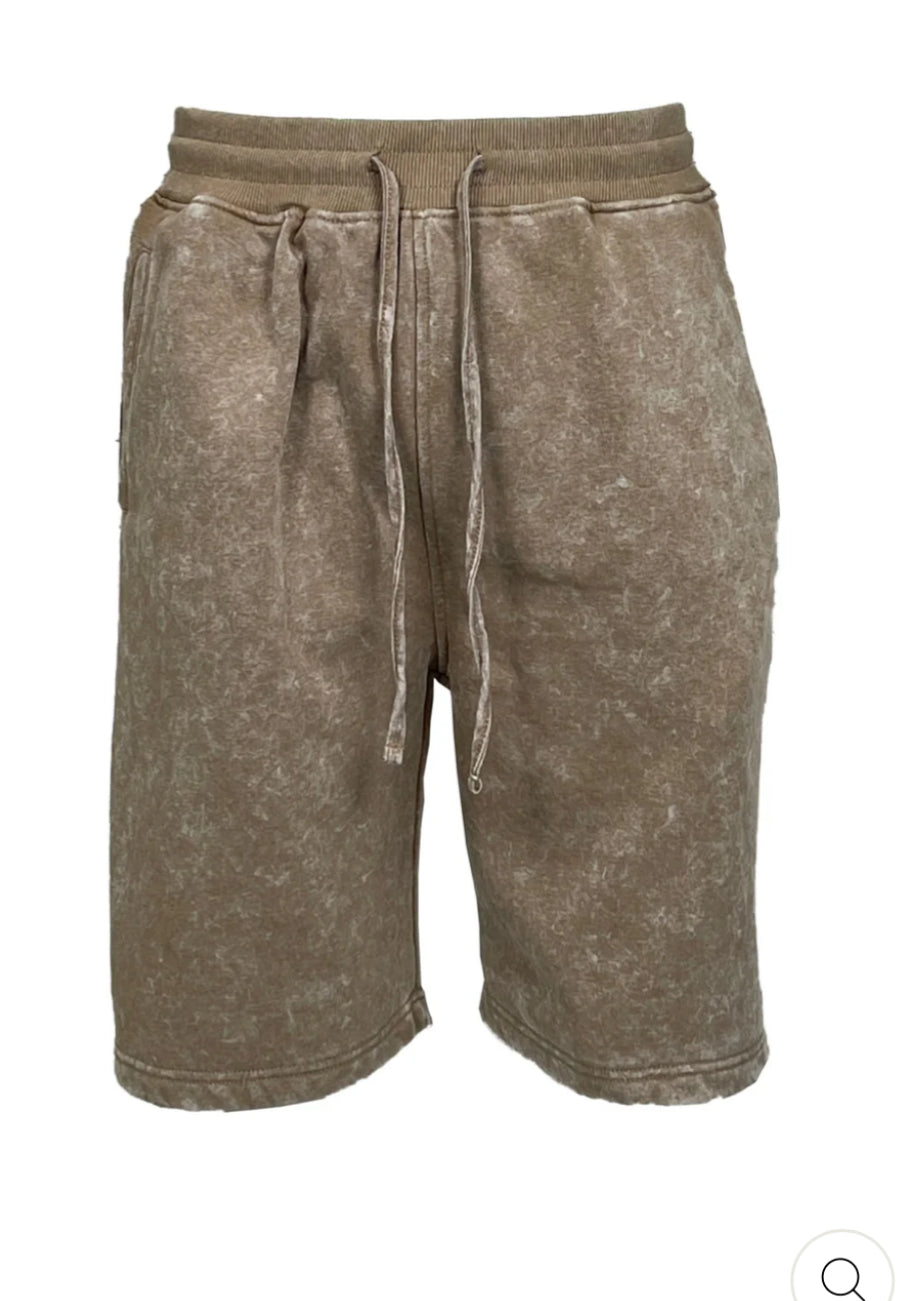 BLIND TRUST ACID WASH FLEECE SHORTS (5 COLORS AVAILABLE)