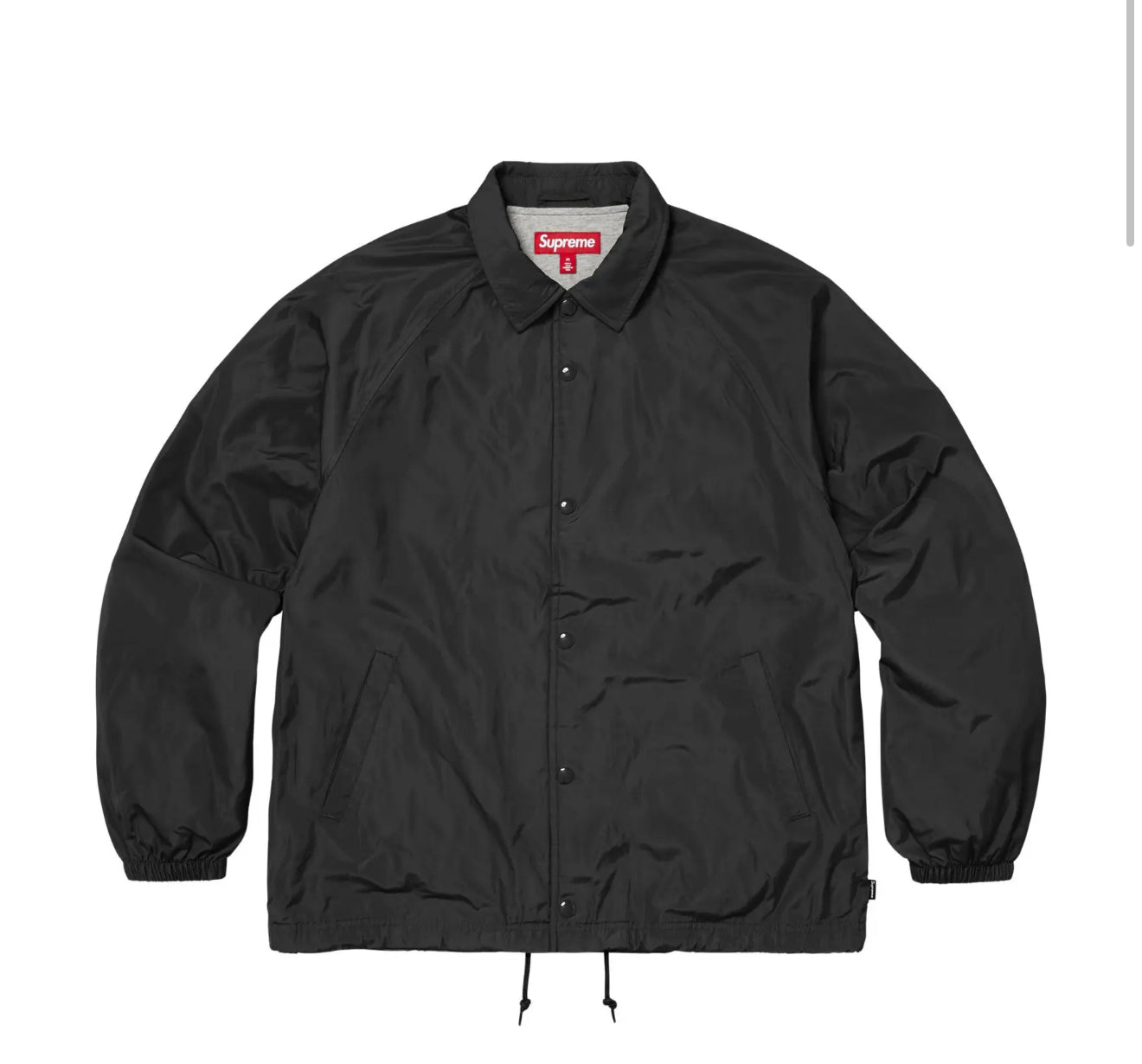 SUPREME OLD ENGLISH ARC COACHES JACKET BLACK