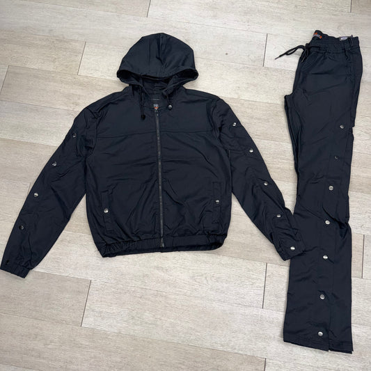 COPPER RIVET SNAP WINDBREAKER SET (2 COLORS)