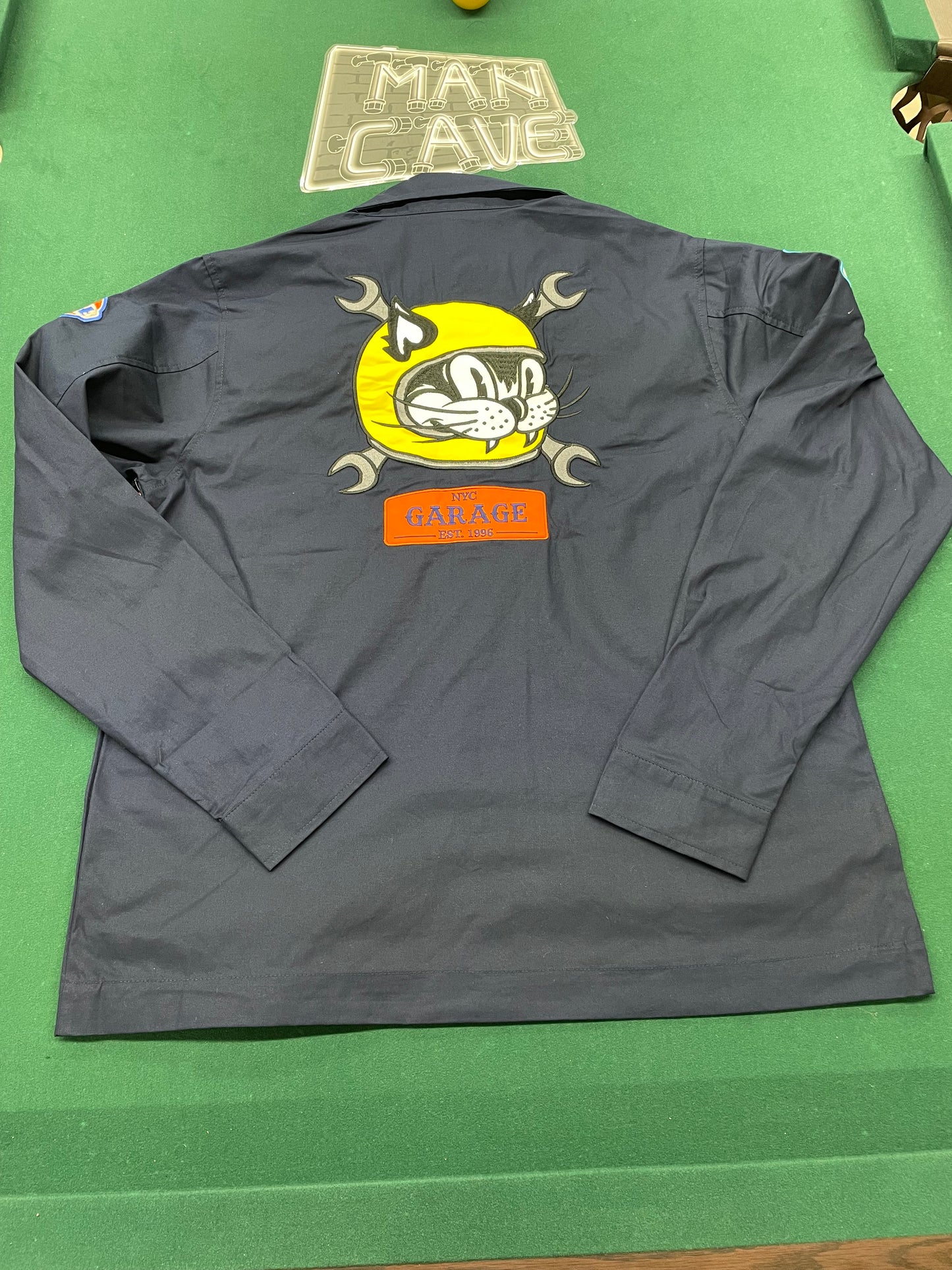MOTO RACING UTILITY SHIRT NAVY CAT