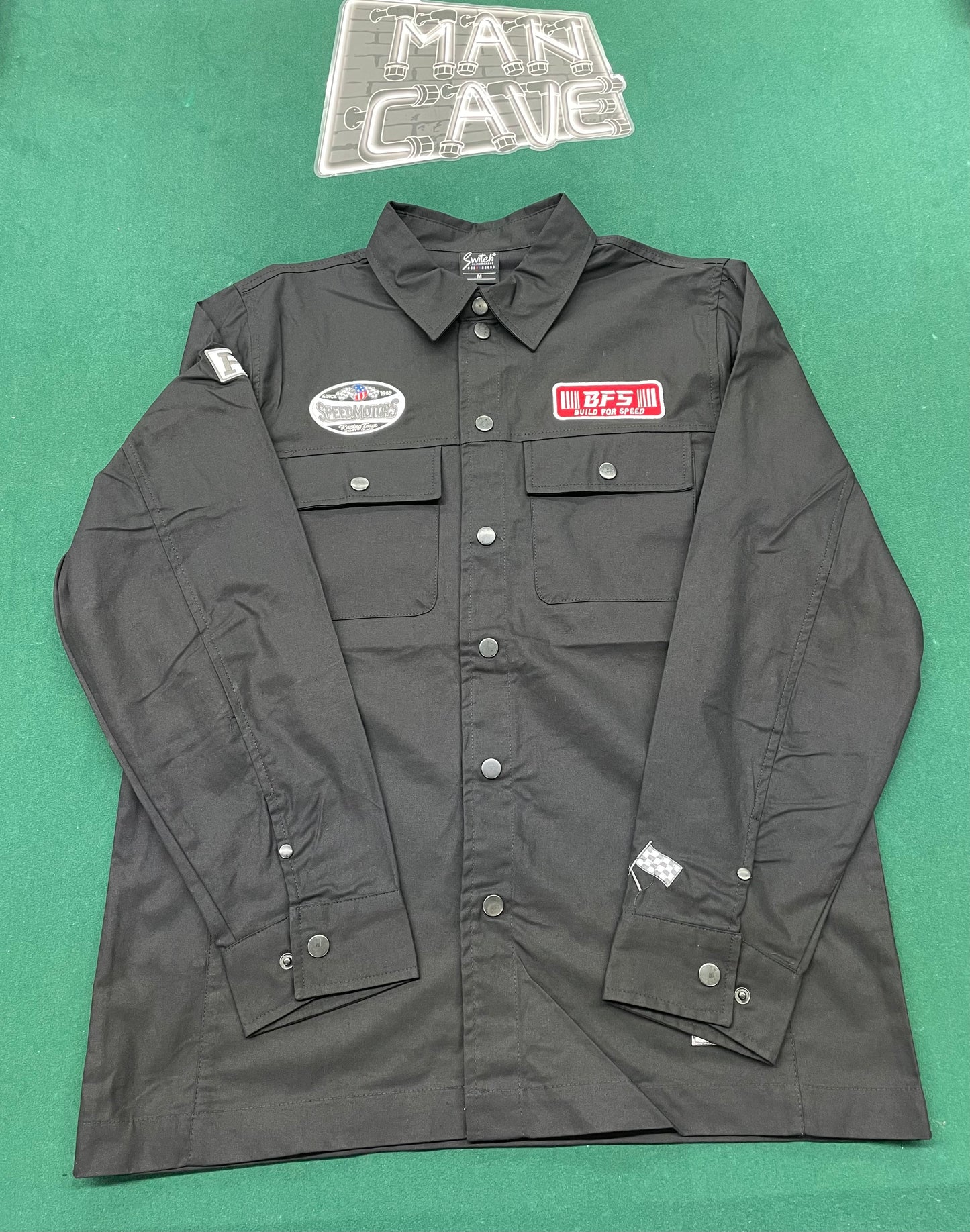 MOTO RACING UTILITY SHIRT EXTREME BLACK