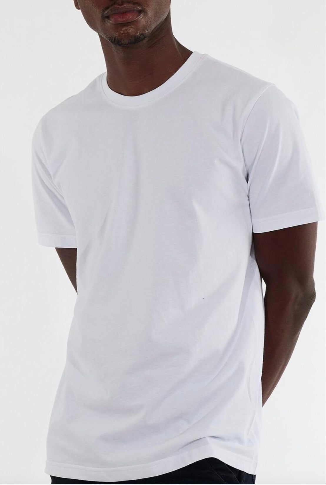 RICH COTTON CREW NECK TEE