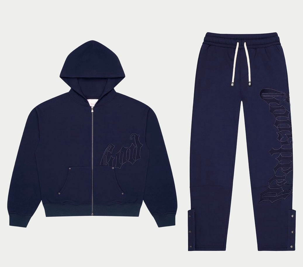 GODSPEED DOUBLE NAVY SWEATSUIT