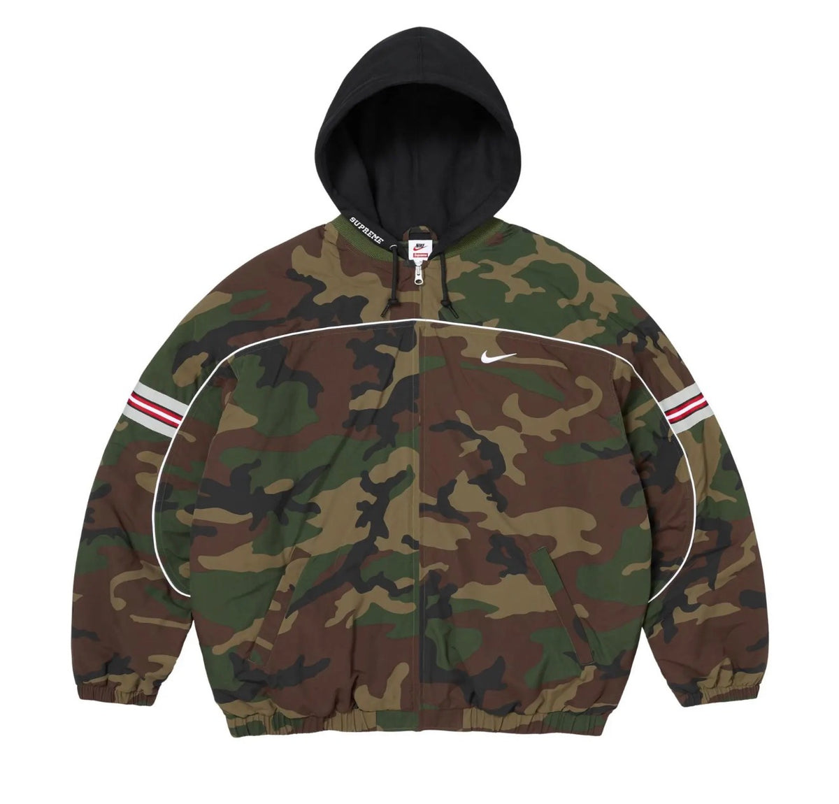 SUPREME/NIKE NYLON HOODED JACKET