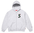 SUPREME DEVIL S LOGO ZIP UP HOODED SWEATSHIRT