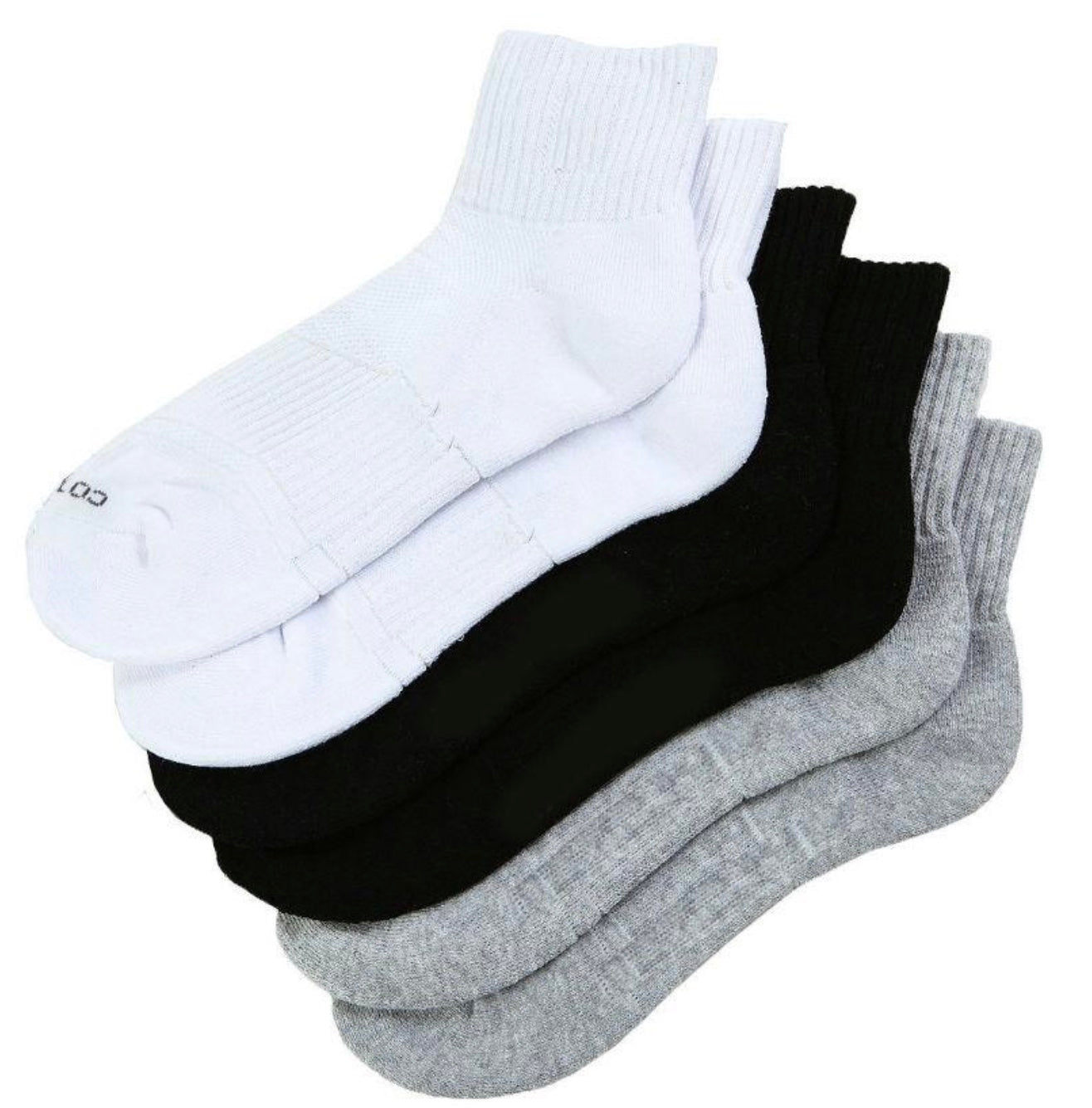 RICH COTTON 3PK QUARTER SOCK