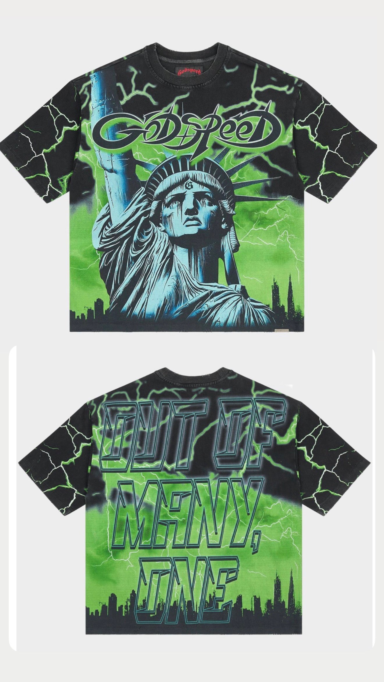 GODSPEED VOLTAGE T-SHIRT (4 COLORS)