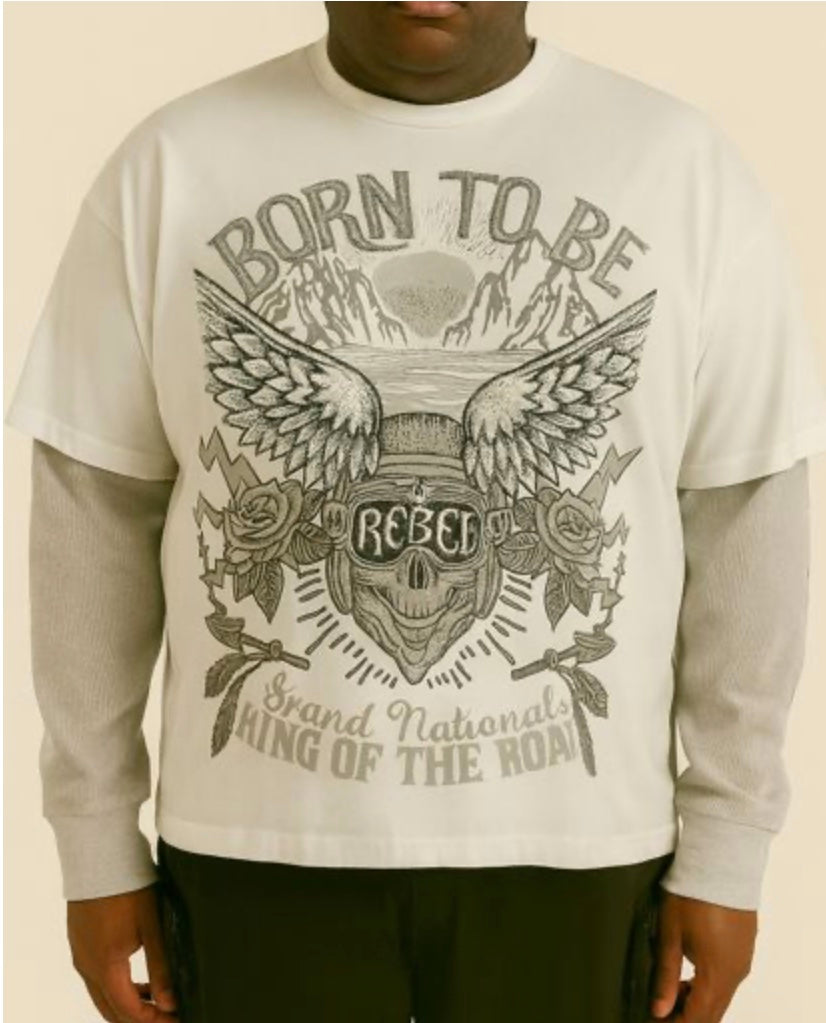 BIG&TALL BORN TO BE TWOFER SHIRT