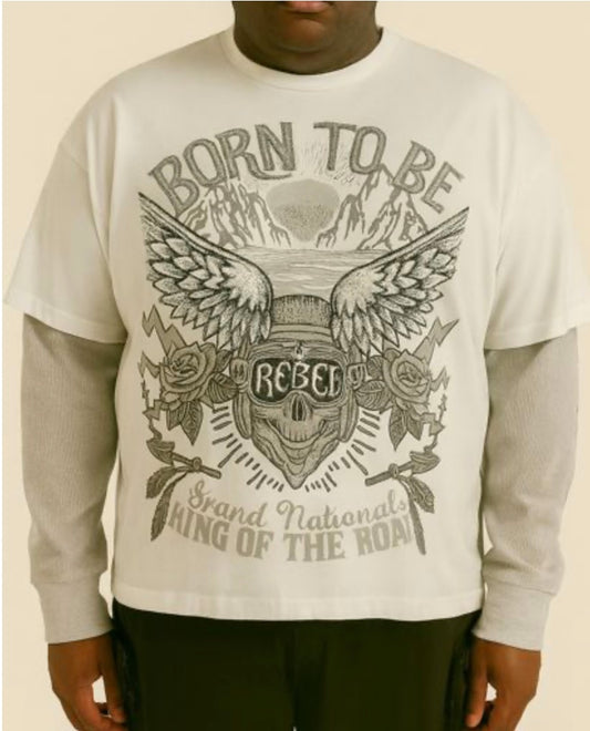BIG&TALL BORN TO BE TWOFER SHIRT