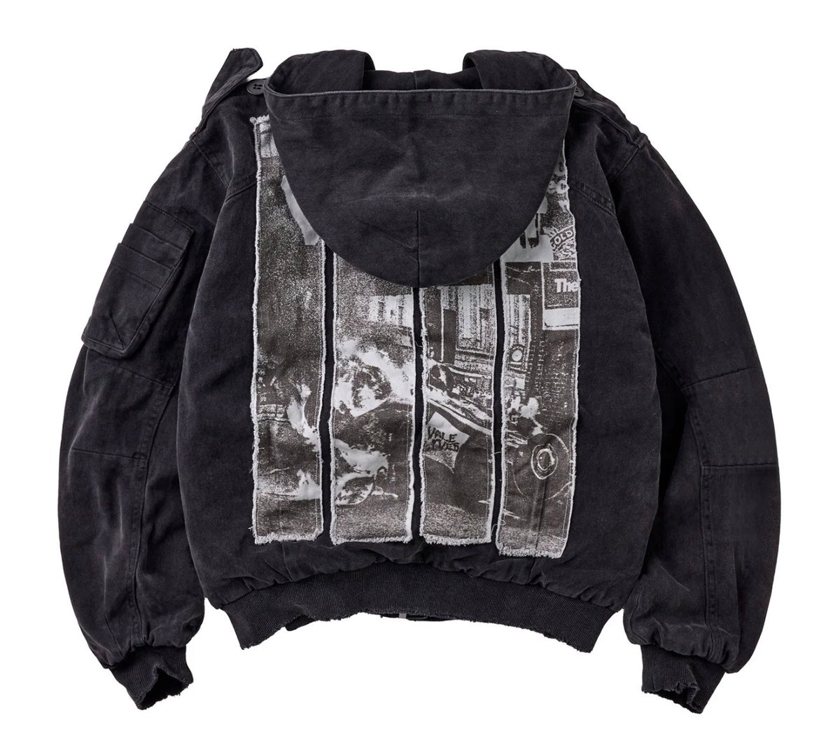VALLEY WRECKED HOODED BOMBER