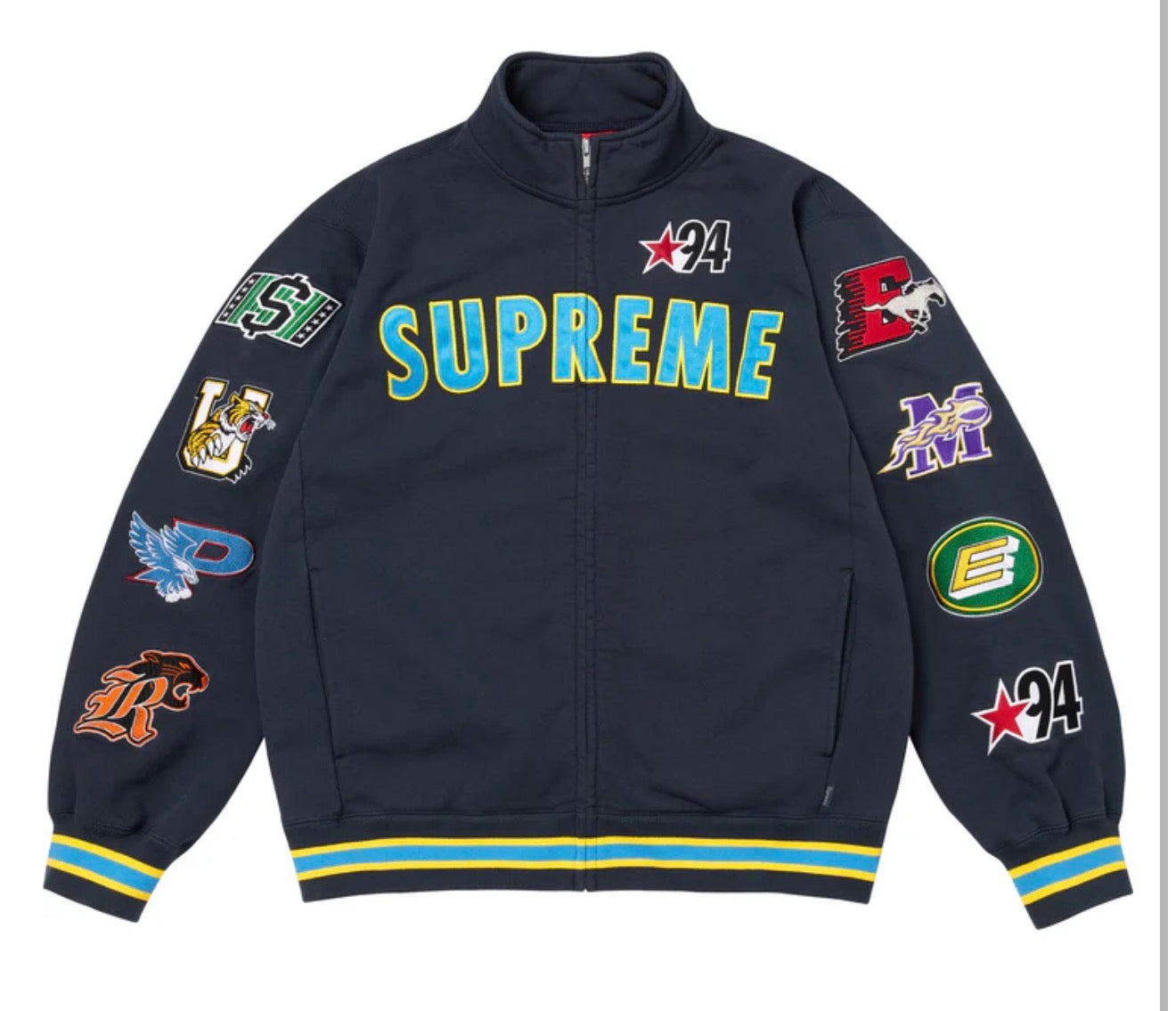 SUPREME MASCOTS ZIP UP SWEATSHIRT