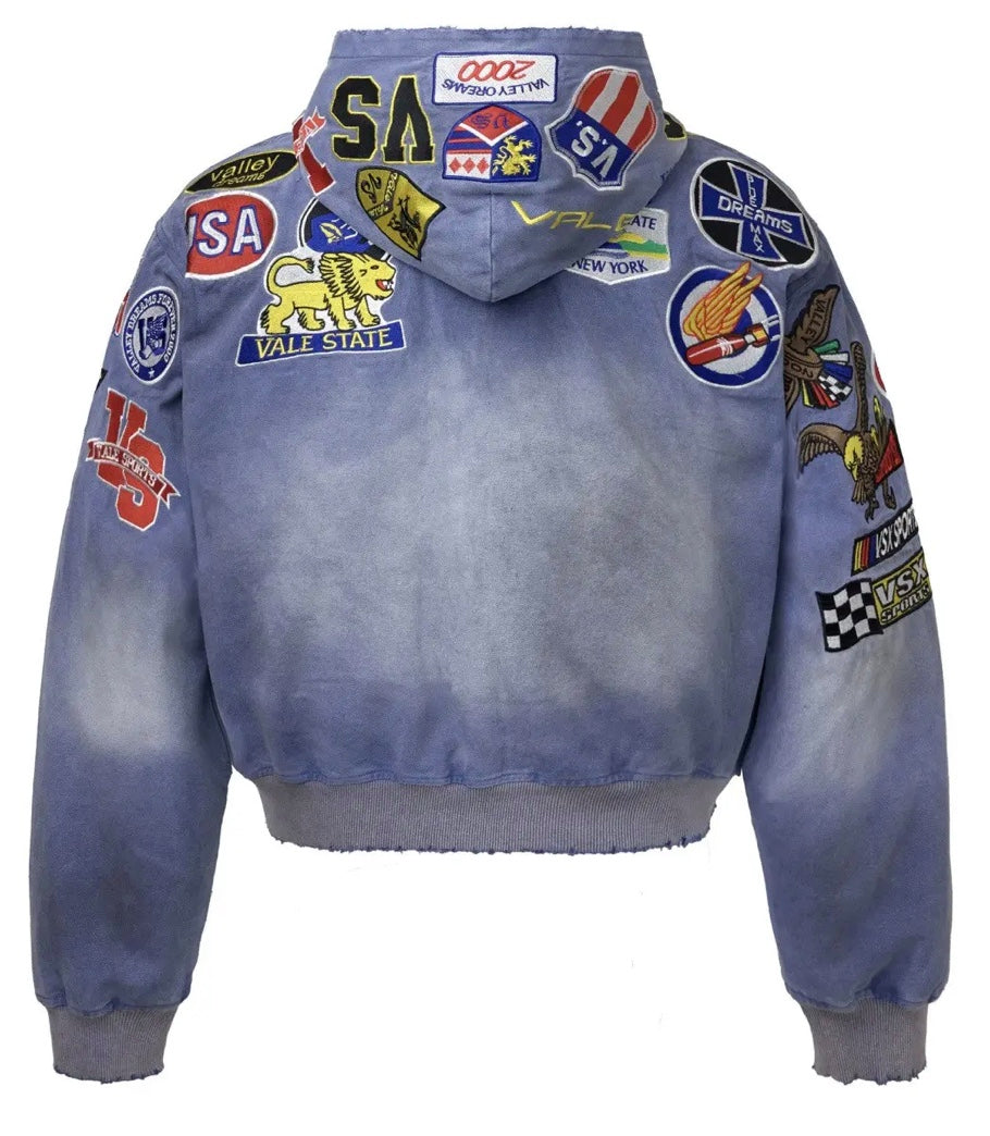 VALLEY PASSPORT DENIM ZIP UP