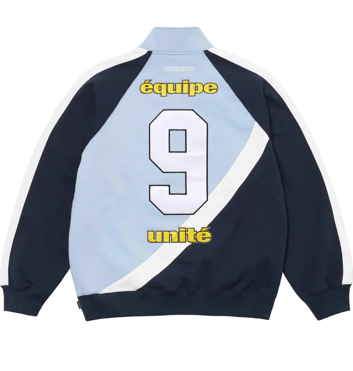 SUPREME EQUIP HALF ZIP SWEATSHIRT