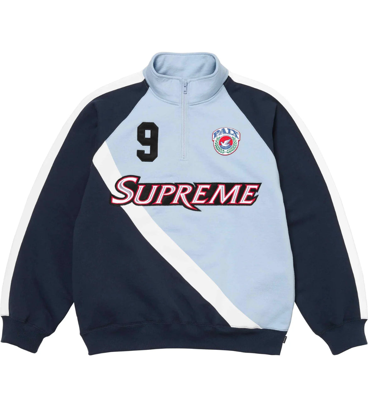 SUPREME EQUIP HALF ZIP SWEATSHIRT