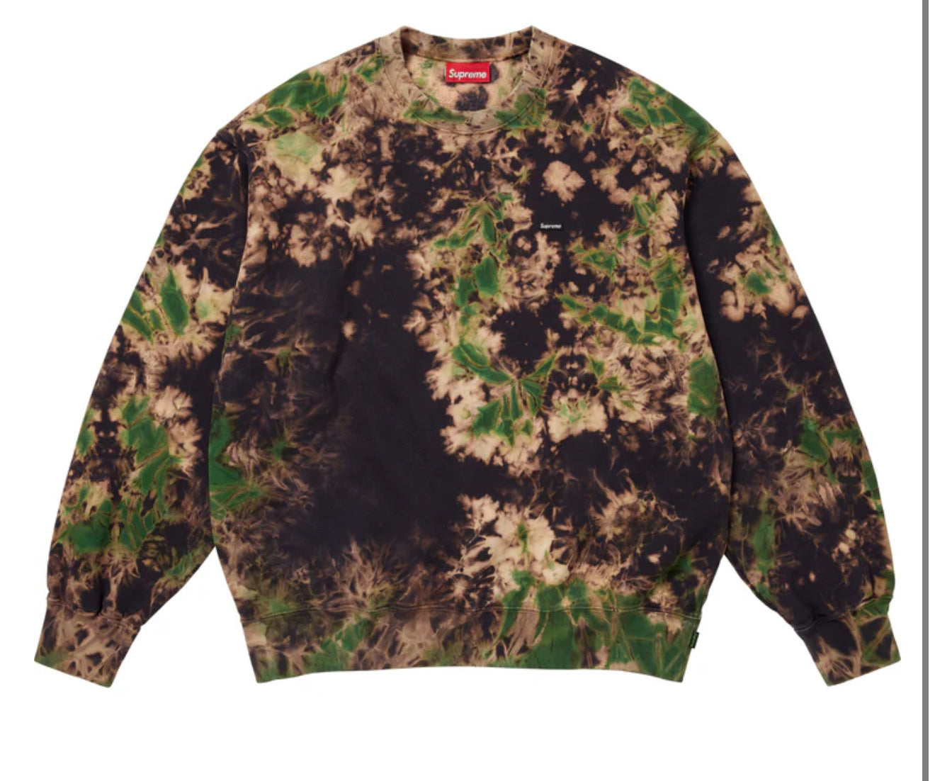 SUPREME MULTI DYED SMALL BOX CREWNECK