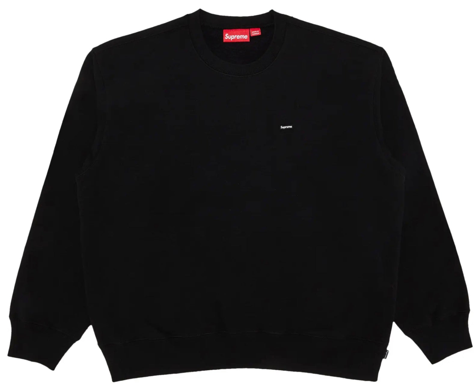 SUPREME SMALL BOX CREWNECK BLACK