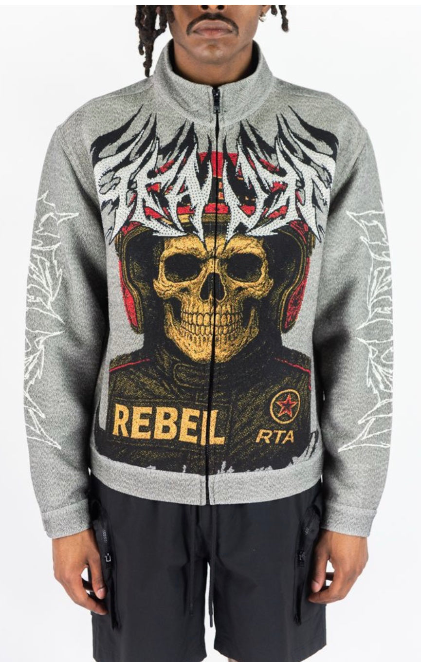 REBEL SKULL TAPESTRY JACKET