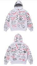 SUPREME TOO DEADLY HOODED SWEATSHIRT ASH GREY
