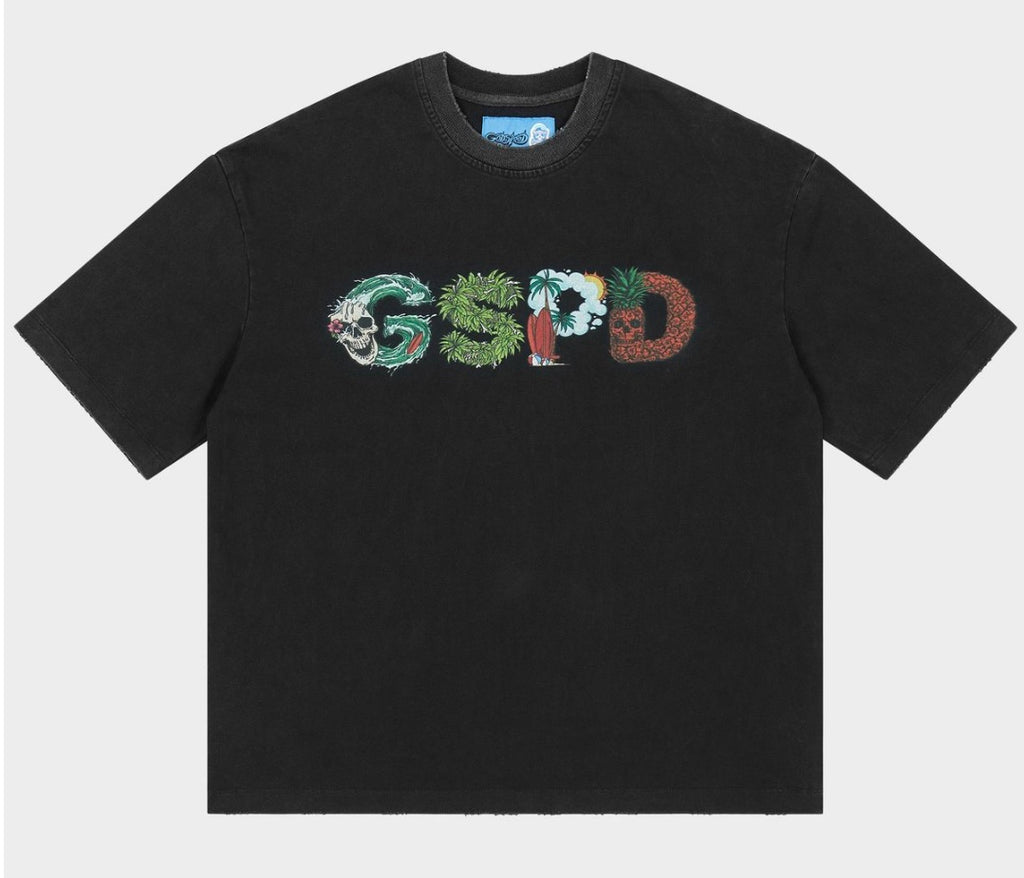 GODSPEED SURFS UP  T-SHIRT