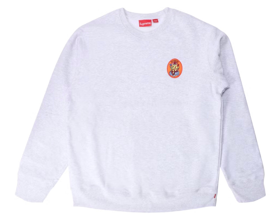 SUPREME GANESH CREWNECK ASH GREY