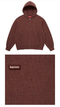 SUPREME SMALL BOX ZIP UP HOODED SWEATSHIRT (4 COLORS)