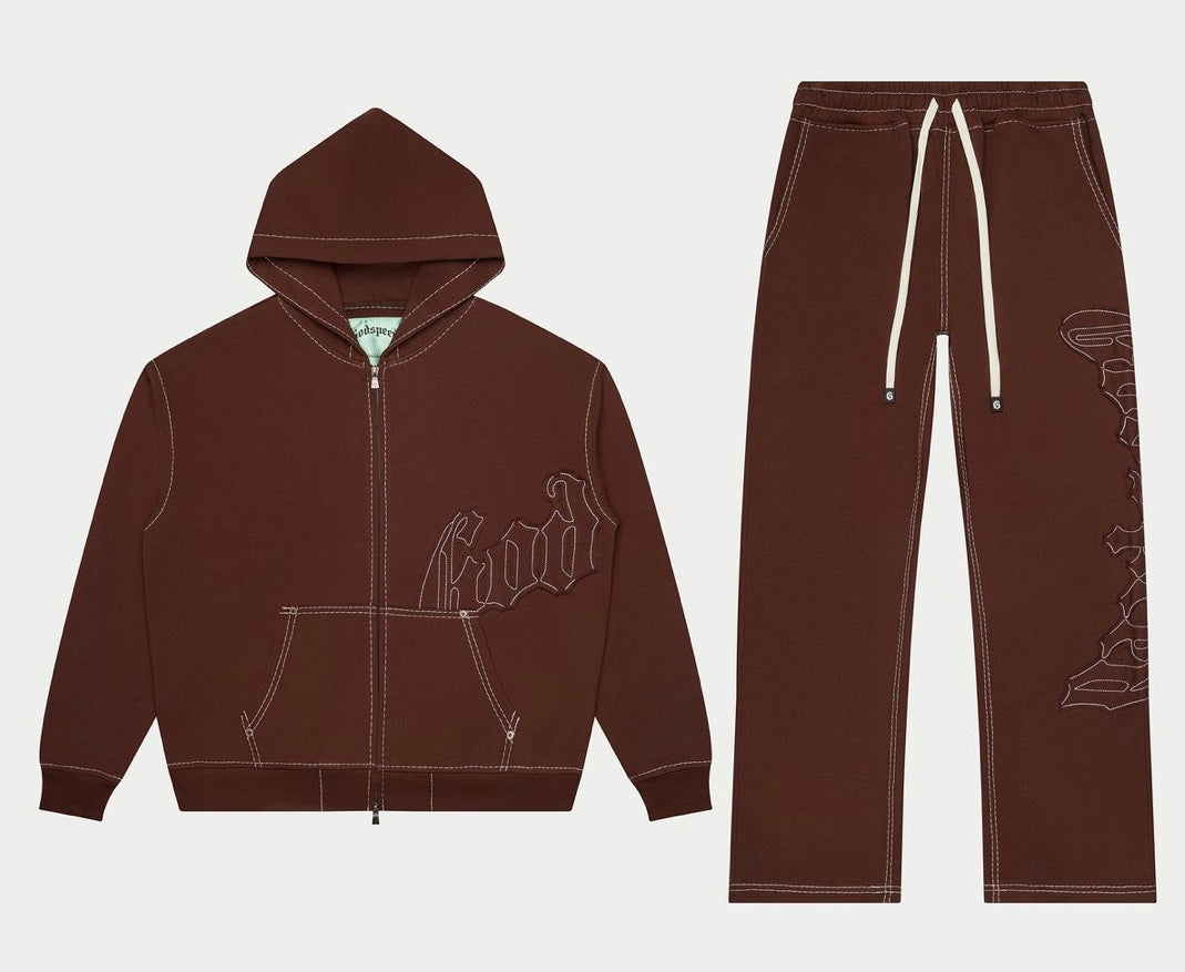 GODSPEED BROWN SWEATSUIT