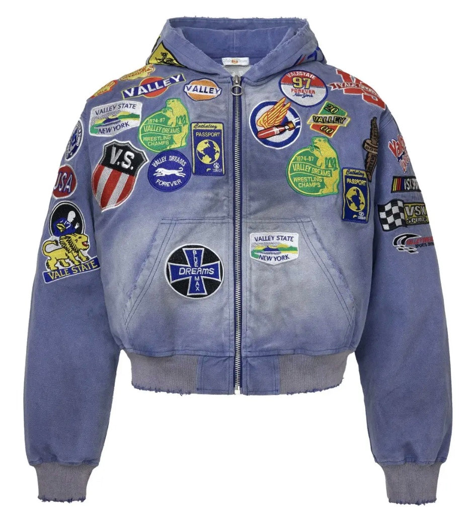 VALLEY PASSPORT DENIM ZIP UP