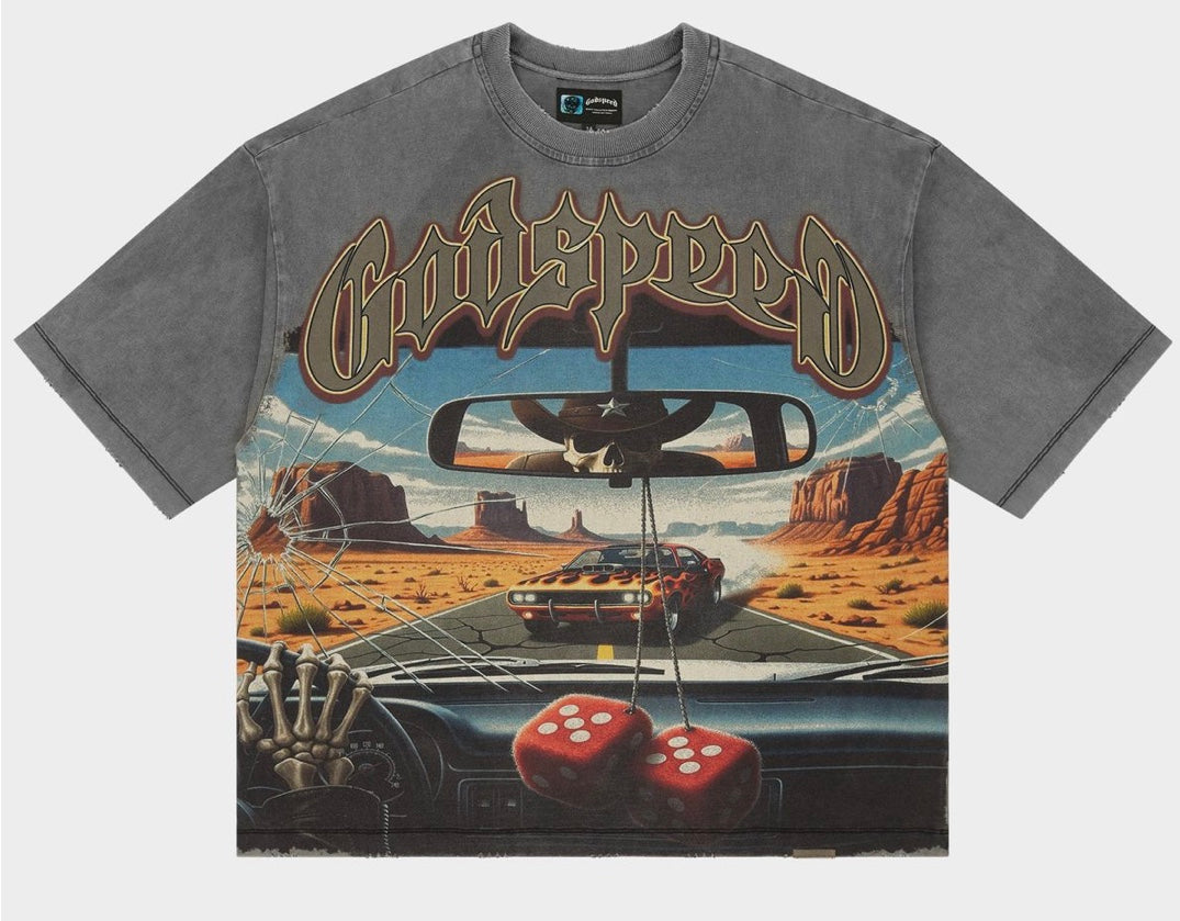 GODSPEED ON THE RUN  T-SHIRT