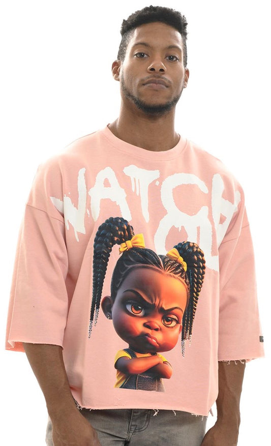SWITCH WATCH OUT CROP TEE
