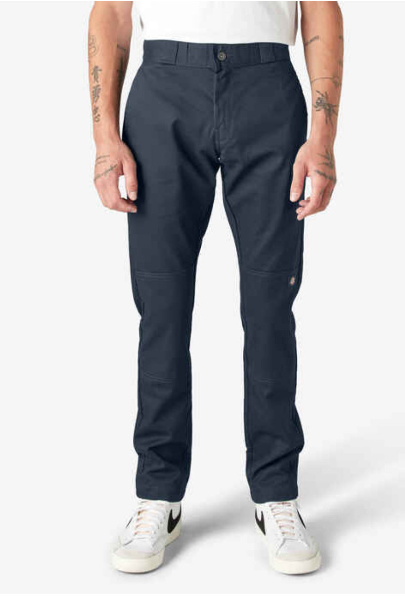 DICKIES DBL KNEE SKINNY PANTS