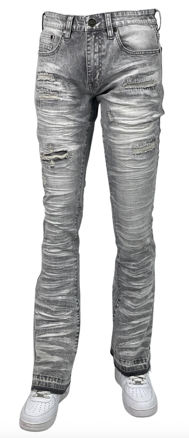 BLIND TRUST STACKED JEANS (4 COLORS)