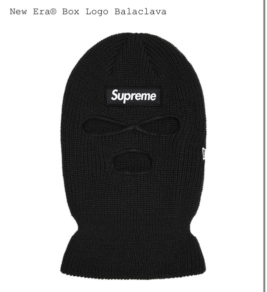 SUPREME NEW ERA BOX LOGO BALACAVA