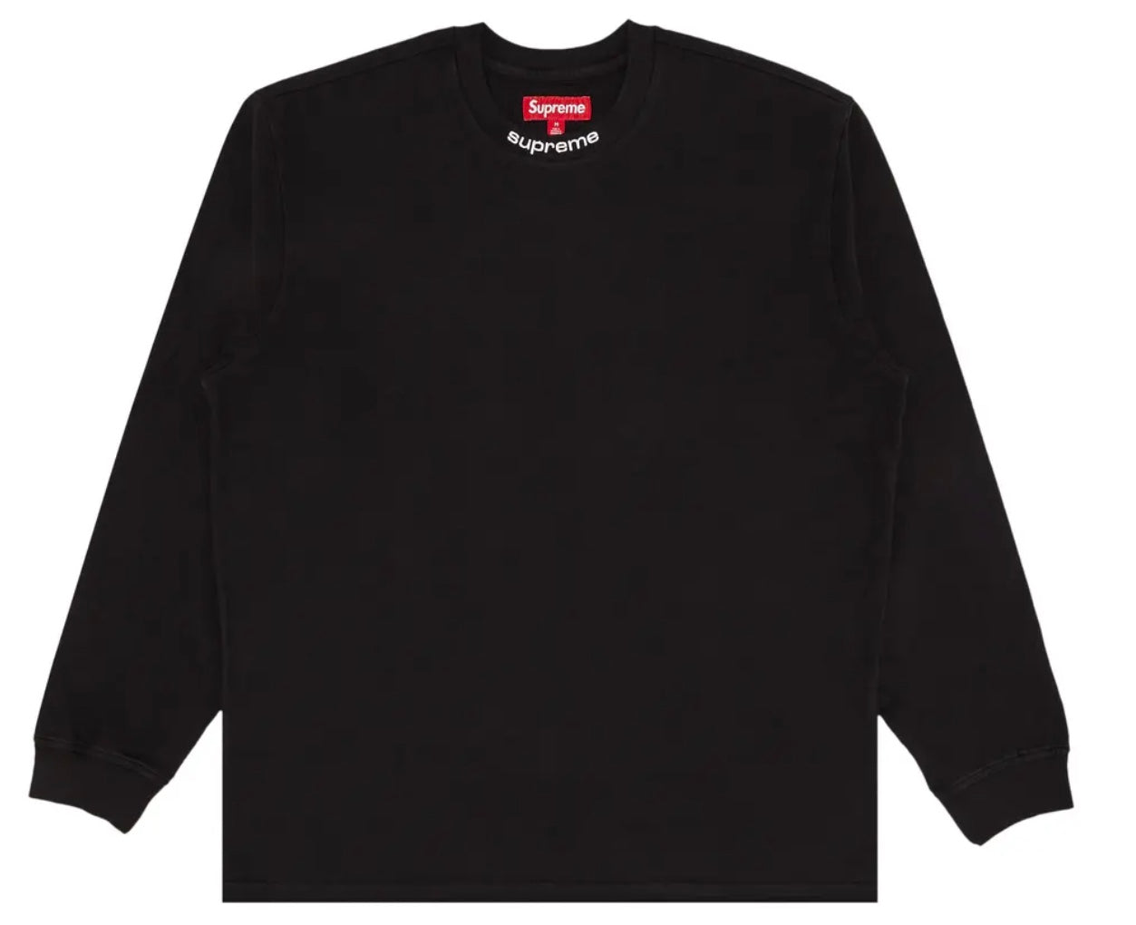 SUPREME EMBROIDERED COLLAR LONG SLEEVE (2 COLORS AVAILABLE)