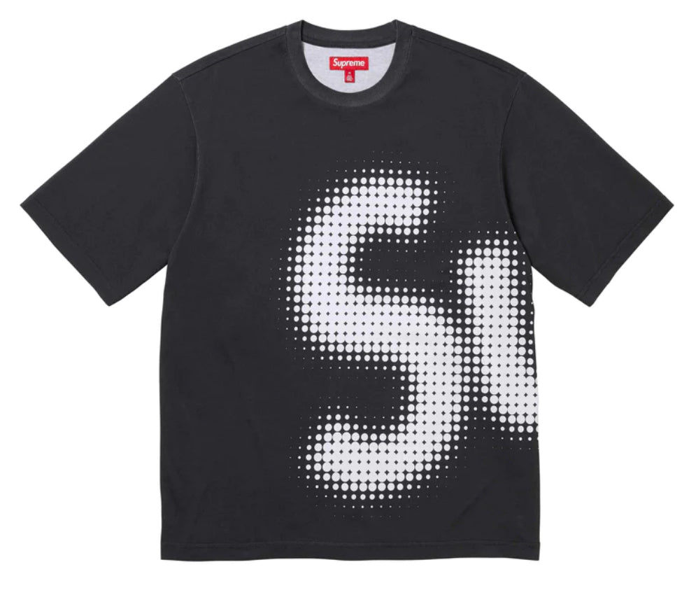 SUPREME HALFTONE TOP BLACK