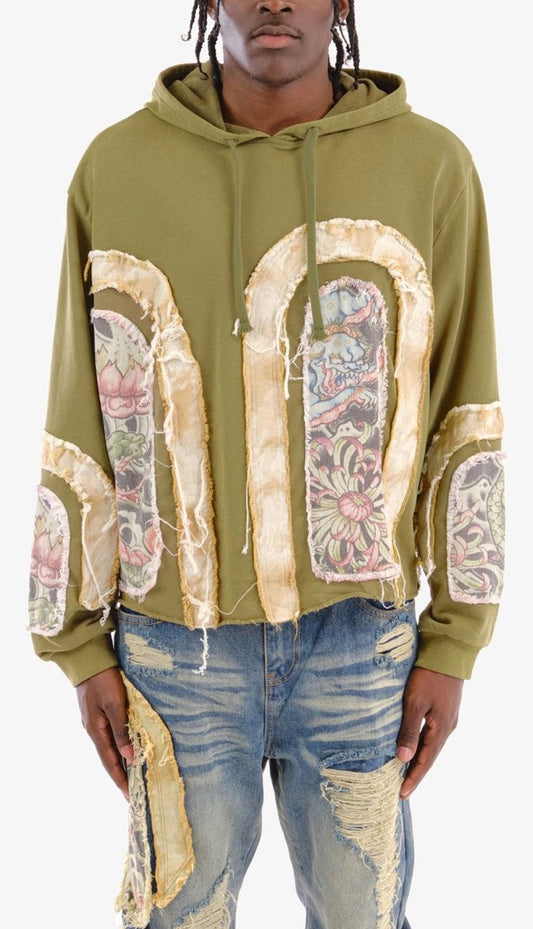 COOPER RIVET TAPESTRY HOODIE