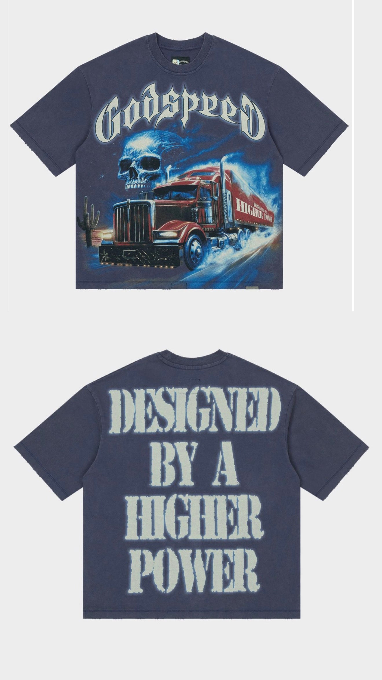GODSPEED RED TRUCKER TEE