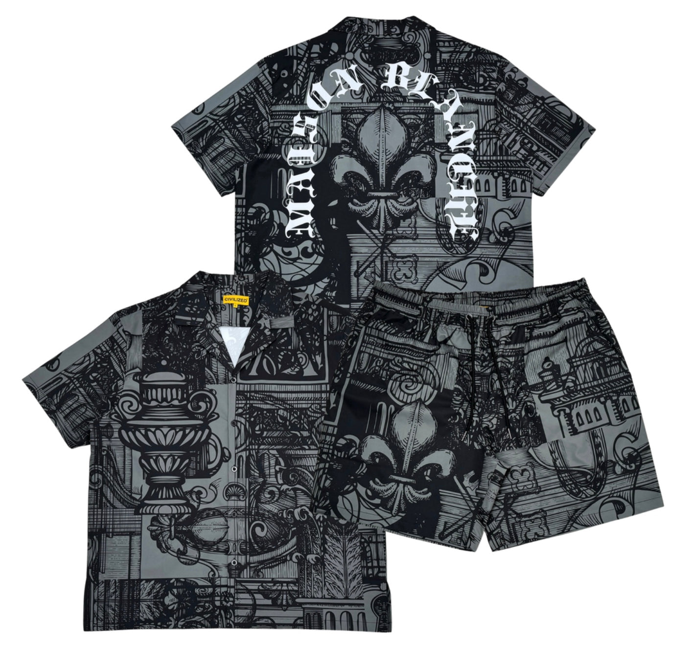 MAISON BLANCHE SHORT SET BLACK