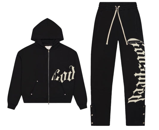 GODSPEED BLACK/WHITE SWEATSUIT