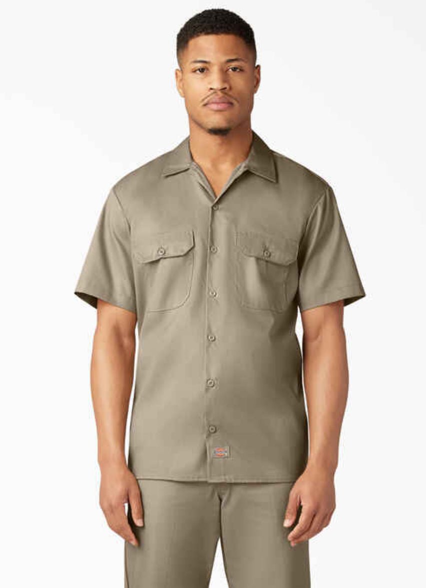 DICKIES RELAX TWILL WORK SHIRT (SHORT SLEEVE)