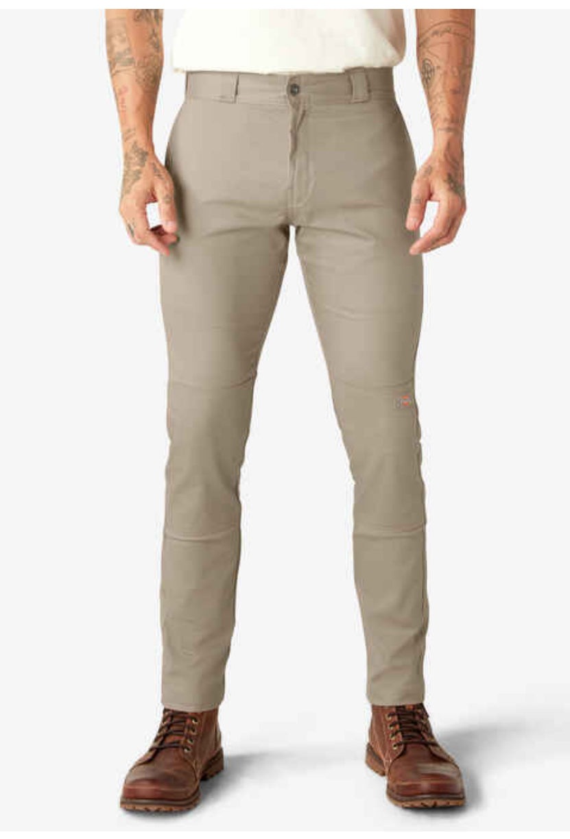 DICKIES DBL KNEE SKINNY PANTS