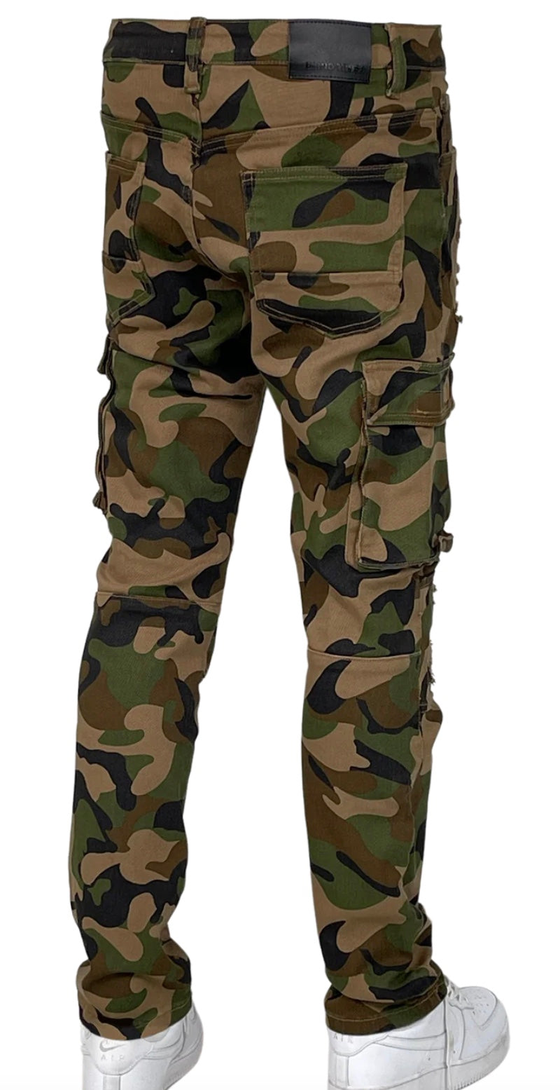 B&T CAMO CARGO PANTS