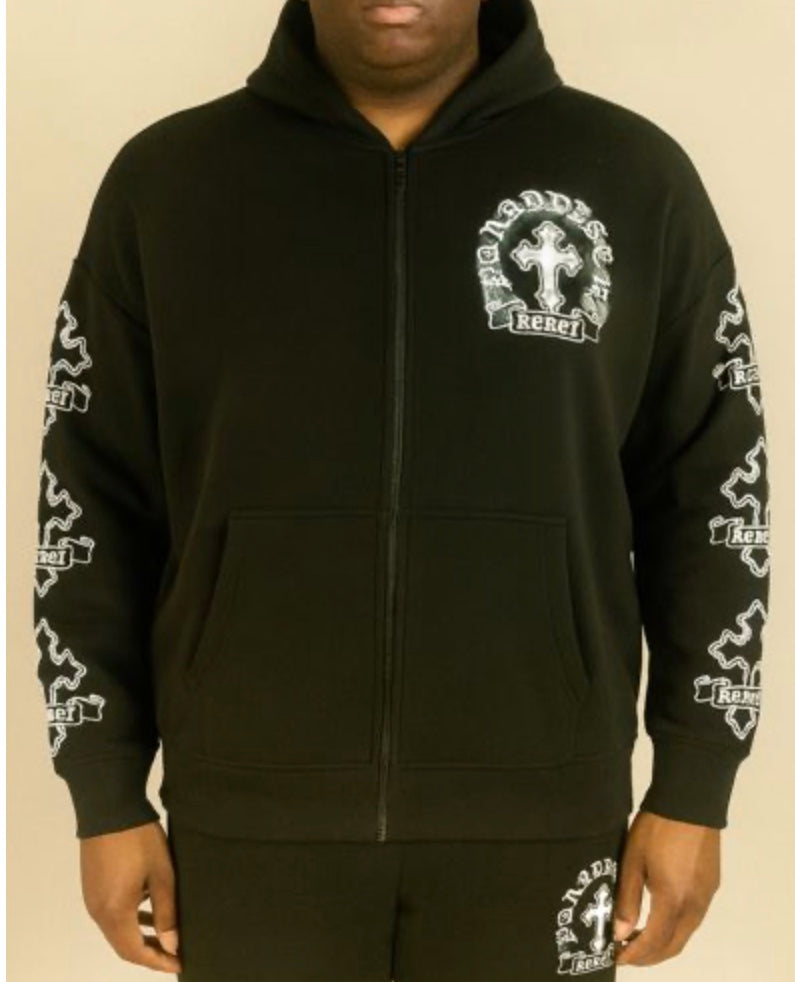B&T REBEL CROSS ZIP UP