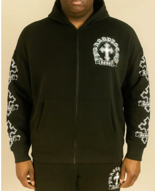 B&T REBEL CROSS ZIP UP